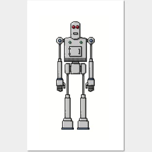 Pixel Robot 195 Posters and Art